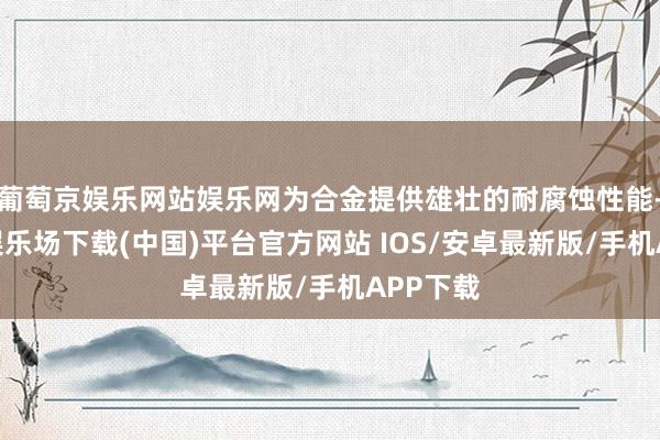 葡萄京娱乐网站娱乐网为合金提供雄壮的耐腐蚀性能-葡萄京娱乐场下载(中国)平台官方网站 IOS/安卓最新版/手机APP下载