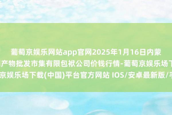 葡萄京娱乐网站app官网2025年1月16日内蒙古呼和浩特市东瓦窑农副产物批发市集有限包袱公司价钱行情-葡萄京娱乐场下载(中国)平台官方网站 IOS/安卓最新版/手机APP下载