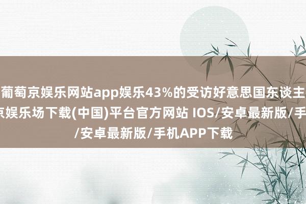 葡萄京娱乐网站app娱乐43%的受访好意思国东谈主以为-葡萄京娱乐场下载(中国)平台官方网站 IOS/安卓最新版/手机APP下载