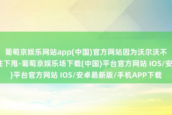 葡萄京娱乐网站app(中国)官方网站因为沃尔沃不是把老低配稳如泰山往下甩-葡萄京娱乐场下载(中国)平台官方网站 IOS/安卓最新版/手机APP下载